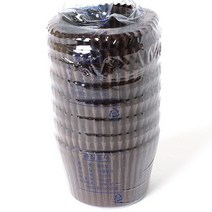 국산 머핀유산지컵 (55mm 초코색) 200매입 /베이킹 머핀컵