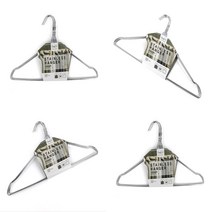 4P 스텐레스옷걸이 세탁소옷걸이 스텐옷걸이 스틸옷걸이 매장용옷걸이