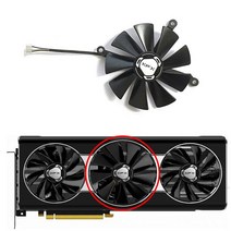 5700XT CF9015H12S FY010010M12LPA GPU 쿨러 XFX RX 5600 XT 5700XT THICC 스노우 울프 그래픽 카드, 03 1PCS