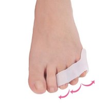 새끼발가락 교정기 고정 보호 패드 실리콘 구두 발아픔 방지 풋케어 발교정기, 1개
