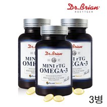 닥터브라이언 미니 rTG오메가3 비타민DE 코스트코 130캡슐 3병