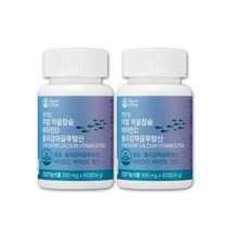 비소성 어골칼슘 폴리감마글루탐산 칼슘제 생선뼈 칼슘 비타민DK 무부형제 2통