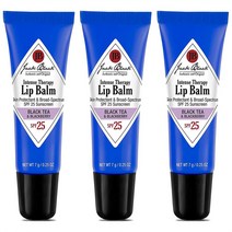 Jack Black Intense Therapy Lip Balm Black Tea and Blackberry 잭블랙 인텐스 테라피 립밤 0.25oz/7g 3개