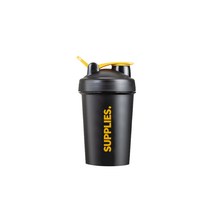 서플라이스 클래식 미니 헬스 쉐이커 보틀 400ml, 블랙