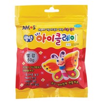 AMOS 아모스 탱탱 아이클레이 50g, 1ea, 빨강