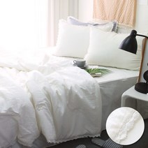 벨라 레이스 린넨 텐셀 여름이불 단품 Q 아이보리