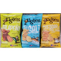 Uglies 어글리즈 케틀칩 170g (할라피뇨 씨솔트 체다&사워크림 / 3종 택1) / 미국, 1개