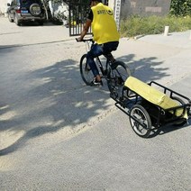 자전거 트레일러 바이크 트레일러 자전거캐리어 승마 캠핑 화물 소형 드래그, A