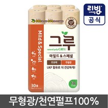 삼정펄프 [삼정펄프] 그루 마일드 앤 스페셜 화장지 30롤 화장지/롤휴지, 1