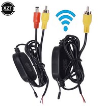 자동차 차량 화물차 용 후방 카메라 podofo 2.4ghz 무선 후면보기 rca 비디오 송신기 앰프 백미러 모니터용 수신기 무선 송수신기 모듈, 없음
