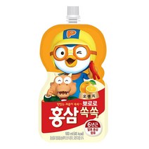 팔도 뽀로로 홍삼쏙쏙 오렌지맛, 100ml, 880개, 오렌지