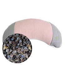 마벨러스홈데코 순면 메밀 라텍스 경추 베개, 핑크