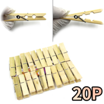 힘찬쇼핑_ 다이어리 고정 폴라로이드 진열에 용의한 다용도 나무집게 20개입, 20P