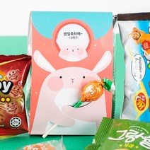 어린이집 유치원 생일 답례품 학교 단체 선물 통통이 알찬 간식 세트 토깽이, 1개, 1I4D_통통이 알찬간식세트 토깽이