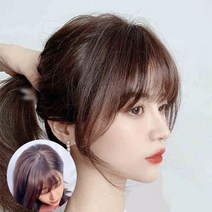에이플랫 인모 부분 정수리 가발 앞머리 일체형 탈모 탑커버 3컬러 AF001, 사각형망/A형/블랙, 1개