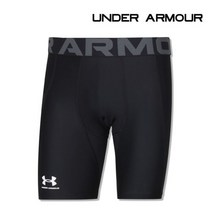 언더아머반바지히트기어아머컴프레션쇼츠블랙1361596001