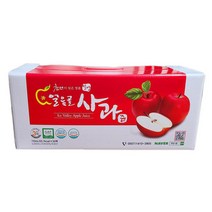 햇빛식품 밀양 얼음골 사과즙 정품, 110ml x 30개