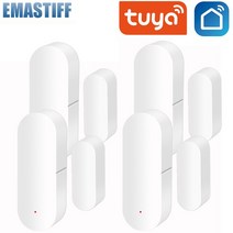 Tuya-와이파이 스마트 도어 센서 열림 닫힘 감지기 창 라이프 구글 홈 알렉사로 작동, [05] 5PCS Door Sensor