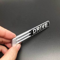 자동차 메탈스티커자동차 스타일링 금속 X 드라이브 E S 로고 사이드 펜더 후면 트렁크 스티커 BMW F10, 05 5