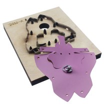 가죽 공예 목형 철형 자르는 금형 코끼리 수제 문양, 늑대소년 국내칼, 1개