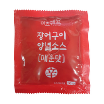 이츠쉐프 장어양념소스 일회용 매운맛 50g, 200개
