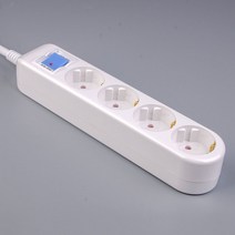 신성 메인 멀티탭 4구 접지 멀티코드 연장선, 3M