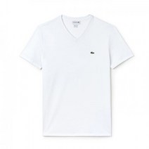 라코스테 남성 브이넥 반팔티셔츠 TH6710 White