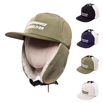 언더프로미스 귀달이 스냅백 겨울 힙합모자 방한모 스키모자 보드모자 군밤모자 트루퍼햇 이어플랩