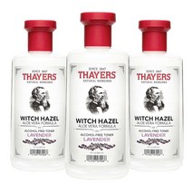 Thayers 위치 하젤 알코올 프리 토너 라벤더, 355ml, 3개