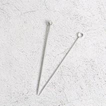 칵테일픽 실버, 원형링, 1개