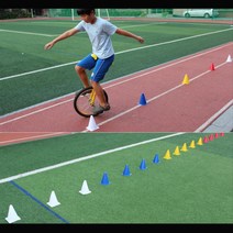 주차금지 칼라콘 표시기둥 도로공사 2개 고깔 에어콘 진입금지 안전표시 주차금지표시