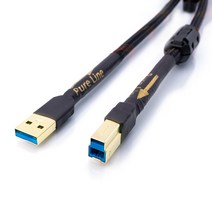수제 몬스터 케이블 HIFIUSB 프린터 고품질 USB 3.0 유형 A 남성-B 남성 Ab 2.0 호환 가능, 01 Black_07 3m