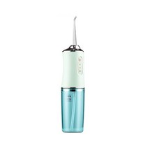 구강세척기 물치실 구강 Irrigator USB 충전식 물 Flosser 무선 휴대용 치과 워터 제트 220ML 탱크 방수 치, 03 green