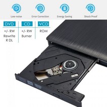 외장cd롬 USB 30c타입 슬림 외장 DVD RW CD 라이터 드라이브 버너 리더 플레이어 노트북 및 pc용, A _White USB 3.0