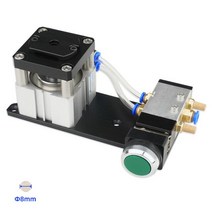 공압펀치 8mm 및 15mm 구멍 스티커 빠른 펀칭기 2 In 1 가장자리 밴딩 스트립 펀처 공압 밴더 가이드 도구, 02 8mm