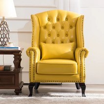 엔틱 가죽 소파 호텔 라운지 로비 인테리어, 소파 83 x80 x 118, 오렌지 환경 친화적 인 가죽 색상은 사용자 정의 할 수