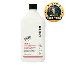 에코스토어 친환경 포밍 핸드워시 리필 핑크 그레이프프룻 민트 850ml, 단품