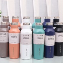 BBUNA TYESO 진공 단열 보틀 텀블러 보온 보냉 304 스텐 대용량 콜드컵 보냉병 500ml 750ml, 민트