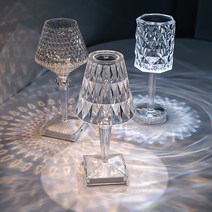 픽홈 LED 크리스탈 테이블 조명 카르텔 인테리어 다이아몬드 식탁 무드등, 크리스탈A ／ 베이직(3color)