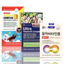 비타민B군 컴플렉스 종합 수용성 B1 B2 B3 B5 B6 B7 B12 비군 영양제, 2)NP 비타민B50 C300 90정, 1100mg, 1개