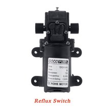 12V 72W Car Washing Spray Pump Micro Electric Diaphragm Water Pump Automatic Switch 6L/min High Pres, 02 black