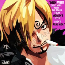 팝아트액자 원피스 상디 Men Who... 액자