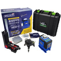 유레카 말하는 음성지원 레이저레벨 AIE5D-2 전자식 5D 그린빔 수직 수평 레이져, 1개