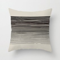 인테리어 소파쿠션 커버 북유럽 기하학적 거실 홈스테이 쿠션 미니멀 쇼파, 그라데이션 검정 줄무늬입니다