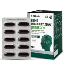 엔젯오리진 하이큐 포스파티딜세린 징코 1200mg x 60캡슐, 17박스