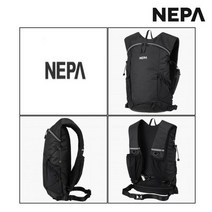 네파(NEPA) 네파 22SS 볼트 9L 경량 스포츠백팩 겸용 런닝 트레킹배낭 7IC7522, BLACK(199)