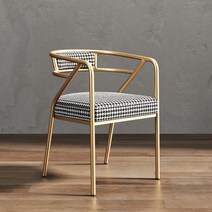 체어 메이크업 레스토랑 소파 빈티지 의자 화장대 1인용 인테리어 카페 식탁 쇼핑몰 커피숍, 흑백 큰사이즈