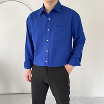 남자 구김없는 링클프리 오버핏 봄 여름 긴팔 셔츠(8COLOR)