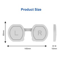 플레이스테이션VR2 PS VR2 용 VR 렌즈 보호 커버 방진 스크래치 방지 캡 플레이스테이션 교체용 아이 액세서리, 한개옵션1, 01 grey