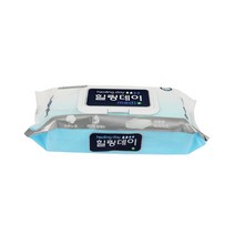 힐링데이 대형물티슈 일반형 60매x10팩, 단품